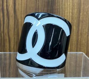 CHANEL シャネル バングル ブレスレット ココマーク ブラック 01P レディース アクセサリー