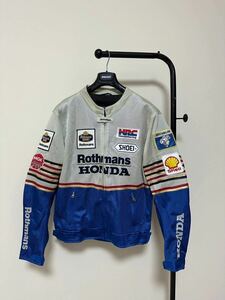 未使用 ロスマンズ Rothmans　ホンダ　メッシュライダースジャケット　 XLサイズ NSR CBR VFR 