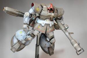 【MG 1/100 MS-09R リック・ドム 戦場風 改修塗装完成品】