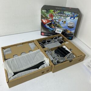 動作確認/初期化済み Nintendo WiiU 本体 32GB 黒 マリオカート8セット WUP-010(JPN) WUP-101(01)【送料無料】AAL1127大6145/1231