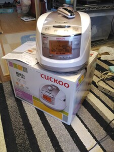 CUCKOO CRP-HJ0657F IH式 6合炊き 超高圧力 炊飯器 調理器 中古 美品 