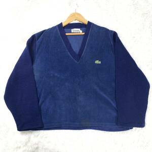 IZOD LACOSTE ラコステ 80s Vネック ニット レディース L YA6300