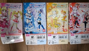 フレッシュ プリキュア！　プリキュアプリティフィギュア プリキュアアート 全4種 パッケージ下部より開封済 中袋未開封 ジャンク扱い