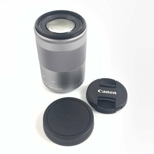 Canon キヤノン EF-M 55-200mm F4.5-6.3 IS STM 一眼カメラ用レンズ キャップ付き●動作未確認品