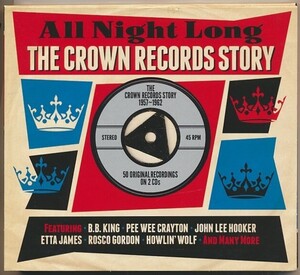 2枚組CD●All Night Long THE CROWN RECORDS STORY B.B.KING,エタ・ジェイムス,HOWLIN