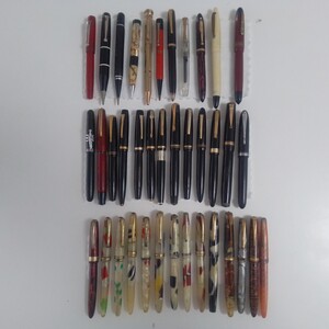 【ビンテージ】★38点セット★SHEAFFER シェーファー USA★WARRANTED フランス製★WODEN オーデン 日本製★14Kなど★レトロ★アンティーク