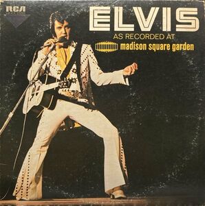 LPレコード　ELVIS PRESLEY (エルヴィス・プレスリー) / ELVIS AS RECORDED AT MADISON SQUARE GARDEN (US)