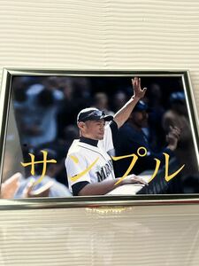 イチロー　A4写真　マリナーズ写真MLB 他にも多数出品してますので是非ご覧下さい！フレームカラー銀色