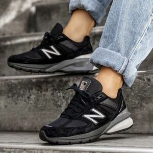 新品 未着用 new balance 990 v5 ブラック m990 w990 bk6 bk5 bb5 bk4 v4 v6 991 992 993 jjjjound スニーカー 本物 23.5