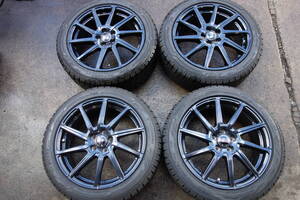 ★バリ溝　２０５/５０Ｒ１７＋LaLaPalm　４本　美品！　ヨコハマＩＧ６０