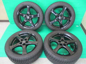 MICHELIN X-ICE SNOW 225/45R17 BORBET【17×7J+50 5H-112】埼玉県発 現物確認OK♪4本set ゴルフ など