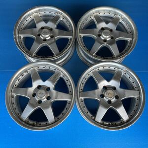 深リム　3ピース　SSR SPEED STAR スピードスター ロンシャン XR-4Z Kai 16×7J+35(実測) PCD100-5穴　ハブ径約65mm 4本セット