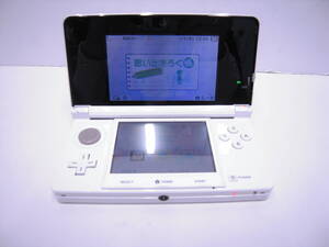 ゲーム祭 任天堂 NINTENDO 3DS 本体のみ 通電確認済み 白 ホワイト white 自宅保管品