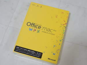 A-02326●新品未開封 Microsoft Office Mac 2011 Home & Student ファミリーパック 3ユーザー 3Mac