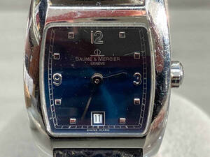 BAUME&MERCIER MV045181 クォーツ ケースサイズ 2.4cm ベルト長さ 14cm ケース小キズ/ベルト劣化