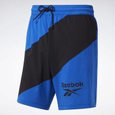 【KCM】Z-ree-164-L★展示品★【Reebok】メンズ　WOR ウーブン グラフィック ショーツ ショートパンツ　GJE43-FK6212　ブルー　サイズ L