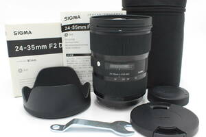 SIGMA 24-35mm F2 DG HSM | Art A015 | Canon EFマウント