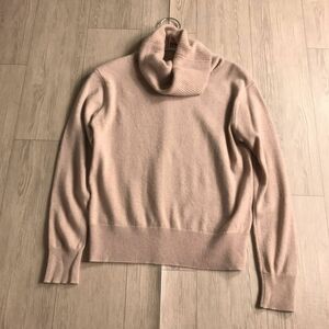 100円スタート○ UNIQLO ユニクロ　カシミヤ100% ニット　セーター　タートルネック　セーター