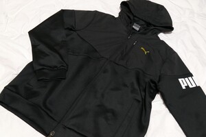 NPG62★秋冬★PUMA GOLF★プーマゴルフ★カラーブロックスウェットフーディ★L/BK