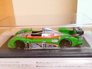 スパーク 1/43 Courage カレッジ C60 Peugeot プジョー ＃18 Le Mans 2002 アシェット ルマン コレクション ミニカー 管2