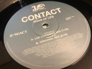 12”★Contact / Signs Of Life / Lee Coombs / プログレッシブ・トランス！