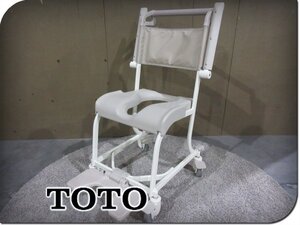 ■展示品■未使用品■TOTO■トイレ・浴室用■キャスター付■水まわり用車イス/介護用車いす■EWC600AHS■ymm2817m