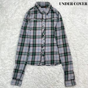 【美品】UNDER COVER アンダーカバー BUT BEAUTIFUL期 長袖 チェックシャツ 2 名作 アーカイブ 希少