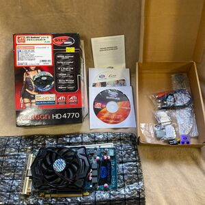 グラフィックボード　Sapphire Radeon HD 4770 512MB GDDR5 ジャンク品