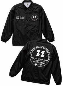 Mサイズ Red Tail レッドテイル V22 Nylon Coach Jacket コーチジャケット ブラック ナイロンジャケット