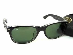 1円 ■極美品■ Ray-Ban レイバン RB2132-F 6052 55□18 140 3N ニューウェイファーラー サングラス メガネ 眼鏡 ブラック系 FD1921