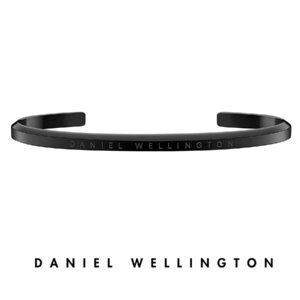 新品 Daniel Wellington ダニエル ウェリントン DW00400382 Classic CUFF バングル ラージサイズ 大 メンズ ブラック