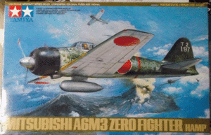 タミヤ/1/48/日本帝国海軍A6M3三菱零式艦上戦闘機32型HAMP/未組立品