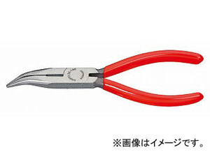 クニペックス/KNIPEX ラジオペンチ 40゜先曲 品番：2521-160 JAN：4003773012436