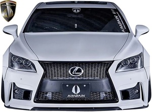 【M’s】LEXUS 40LS 後期 LS460 LS600h F-SPORT用 (2012.10-2017.10) AIMGAIN 純VIP GT フロントバンパー タイプ1 エイムゲイン エアロ