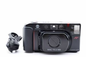 2333 【並品】 MINOLTA MAC-TELE60 35mm Point & Shoot Film Camera ミノルタ コンパクトフィルムカメラ 1012