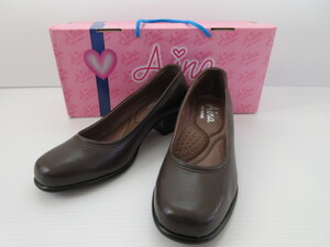 未使用新品　Aina ARK SHOES パンプスA001茶M　アーバンリサーチ　