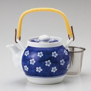 ＫＴ美濃焼！ ☆濃梅土瓶１０００ｃｃ☆ キ396-288 新品 紅茶 煎茶 お茶 ポット 土瓶 鉄瓶 やかん 茶器 ギフト