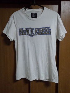 RUDEGALLERY BLACKREBEL バックプリントTシャツ M 白/青黄