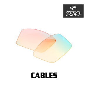 オークリー サングラス 交換レンズ ケーブルズ ミラーレンズ CABLES OAKLEY ZERO TECH BASE製 互換レンズ