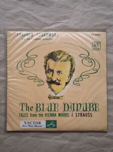 USMUS ★ 中古 EPレコード 碧きドナウ ウィーンの森の物語 ストコフスキー Leopold Stokowski VICTOR ES-8002 ★ 即決