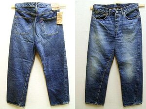 ◇即決[W34]未使用品 WAREHOUSE 1101 2ND-HAND USED WASH 濃 セコハン ビンテージ加工 デニム パンツ■5493