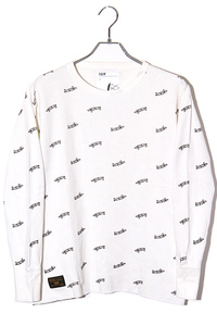 WTAPS × VANS V&W ダブルタップス バンズ WAFFLE SUIT ワッフル サーマル クルーネック 長袖Tシャツ M WHITE ホワイト 112HNVND-CSM03S /