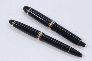 【ジャンク】2点 MONT BLANC モンブラン マイスターシュテック No.149 No.146 ペン先14C 585 万年筆 筆記用具 9184-A