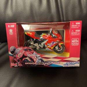 1/18スケールHONDA RC211V 2006Toni Elias ホンダ本田 ミニカーバイクオートバイダイキャストエリアスHRC