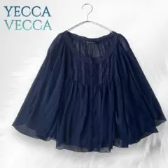 YECCA VECCA　イェッカヴェッカ　シアーブラウス　ケープ　ポンチョ