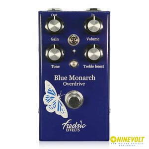 最落無し! Fredric Effects　Blue Monarch / a47090 “BB”オーバードライブをベースに作られるナチュラルなオーバードライブ　　1円