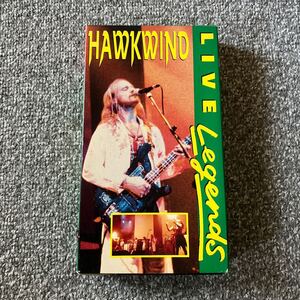 【VHS】ホークウインド・ライブ HAWKWIND LIVE Legends 【動作未確認】サイモン・ハウス(vin)参加 プログレッシブ・ロック サイケデリック