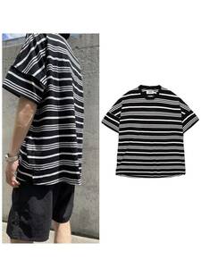 試着程度 42ND nonnative CLERK S/S TEE COTTON JERSEY BORDER 23SS 41ST 22SS 22AW 23SS 23AW