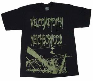 N-HOOD CLOTHING WIRE PRINT 半袖 Tシャツ （ブラック） (XXXL) [並行輸入品]