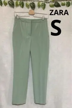 新品　ZARA ザラ　タグ付き　パンツ　モスグリーン　カジュアルパンツ　S